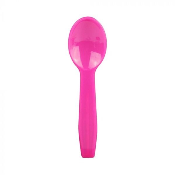 Pink Plastic Taster Spoon - 1 case (3000 piece)