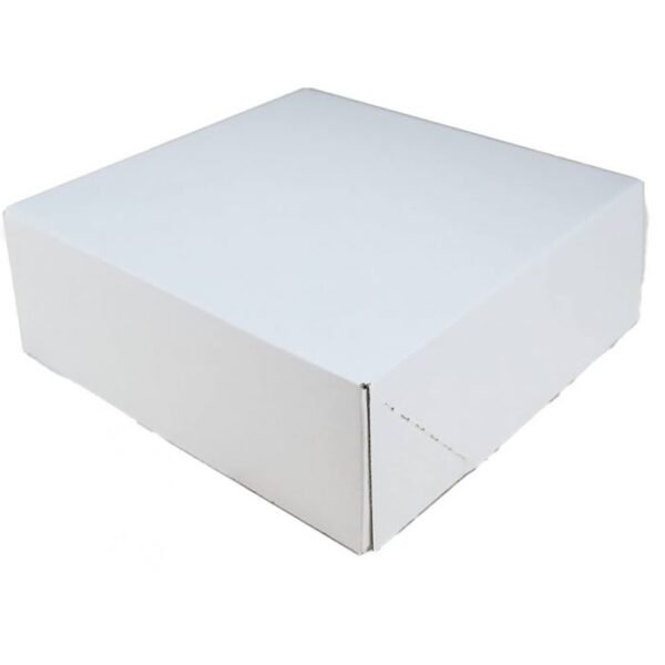 16" x 11" x 2.5" White Paper Box - 100 piece bundle