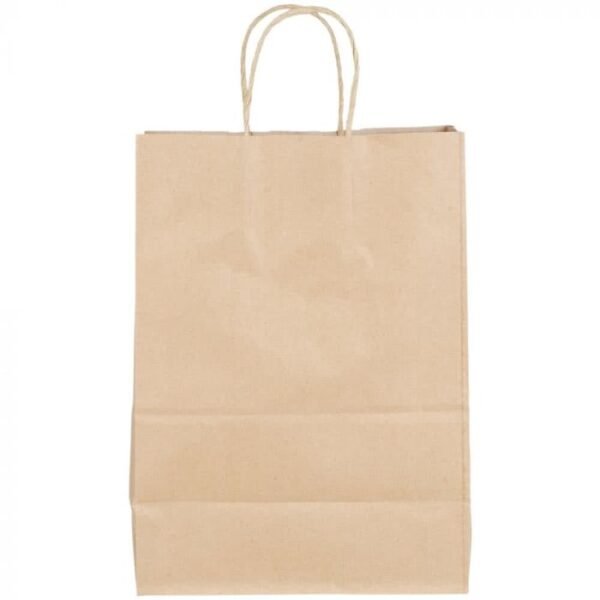 Paper Bag #3 , Kraft Round Handle (14x7x12) 250 pcs/cs