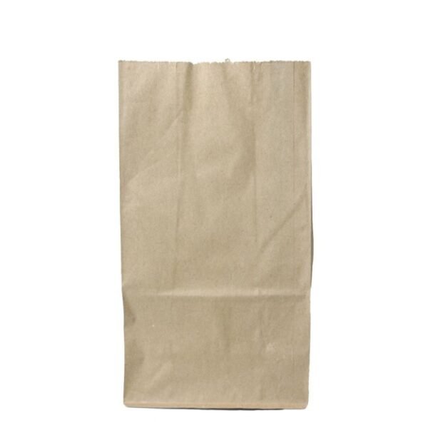 4# Brown Paper Grocery Bag (5 x 3 x 11 13/16 in) - 1 case (500 piece)