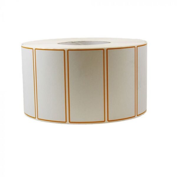 4"X2" Orange Frame Thermal Label, 3000/Roll (v3) - 1 case (4 roll)