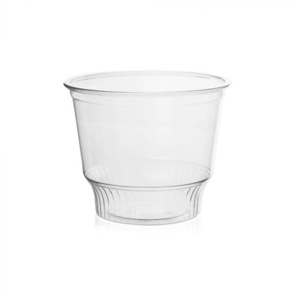KR 12 oz Clear PET Plastic Sundae Cup (98mm Rim) - 1000/Case