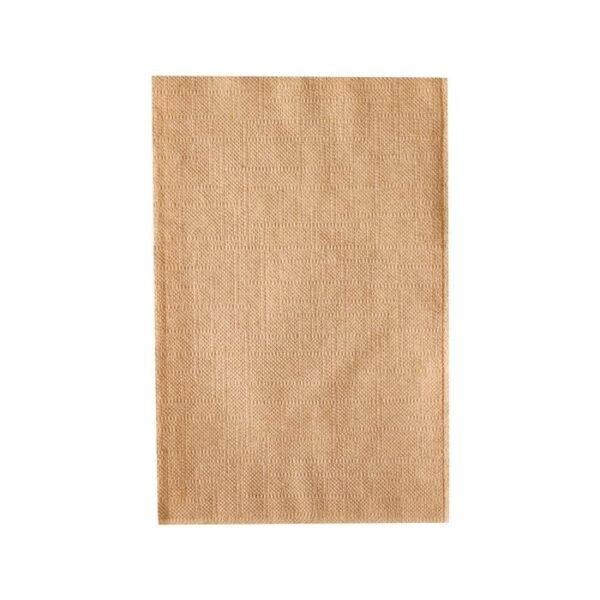 Kraft / Natural Brown 2-Ply Table Top Dispenser Napkin - 1 case (6000 piece)