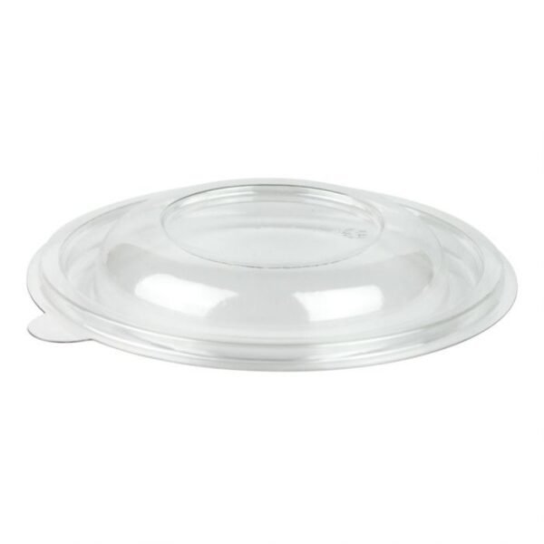 YOCUP Clear Flat Lid For 16 oz 5.5" Plastic Salad Bowl - 300/Case